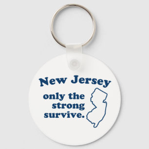 New Jersey alleen maar het sterke Survive Sleutelhanger