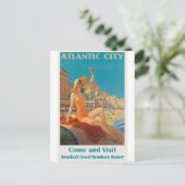 New Jersey America Vintage Travel Briefkaart (Staand voorkant)