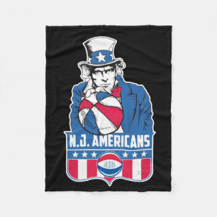 New Jersey Amerikaanse basketbal oom Sam Fleece Deken