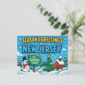 NEW JERSEY Ansichtkaart Briefkaart (Staand voorkant)