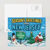 NEW JERSEY Ansichtkaart Briefkaart (Voorkant / Achterkant)