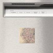 New Jersey Atlas-kaart Magneet (Insitu (Vaatwasser))