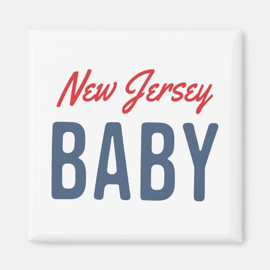 New Jersey Baby Magneet (Voorkant)