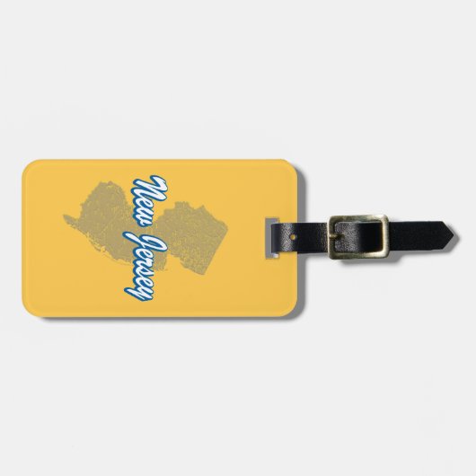 New Jersey Bagagelabel (Voorkant horizontaal)