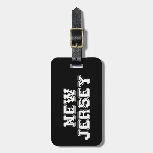 New Jersey Bagagelabel (Voorkant verticaal)