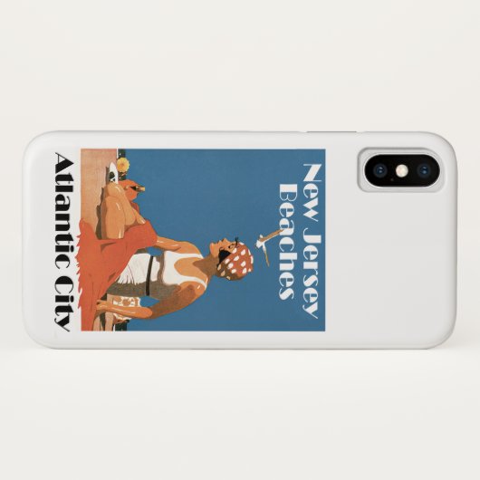 New Jersey Beaches ~ Atlantic City Case-Mate iPhone Case (Achterkant (horizontaal))