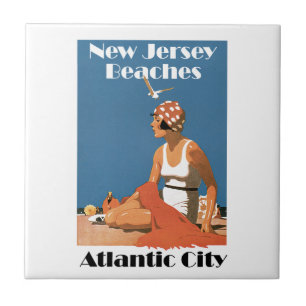 New Jersey Beaches ~ Atlantic City Tegeltje