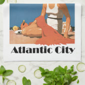 New Jersey Beaches ~ Atlantic City Theedoek (Gevouwen)