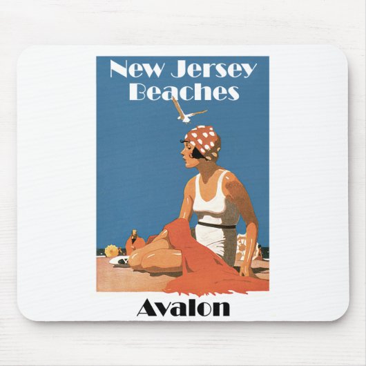New Jersey Beaches ~ Avalon Muismat (Voorkant)