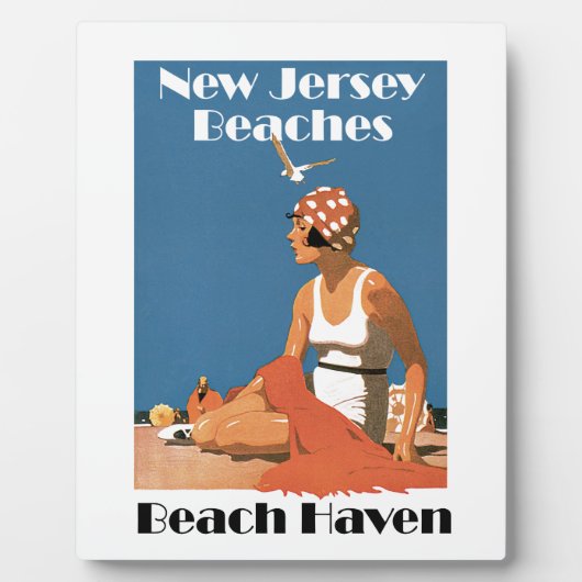 New Jersey Beaches ~ Beach Haven Fotoplaat (Voorkant)