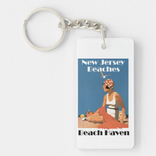New Jersey Beaches ~ Beach Haven Sleutelhanger