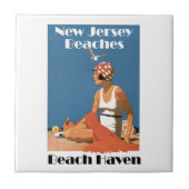 New Jersey Beaches ~ Beach Haven Tegeltje (Voorkant)