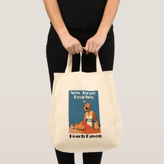 New Jersey Beaches ~ Beach Haven Tote Bag (Voorkant (product))