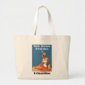 New Jersey Beaches ~ Brigantine Grote Tote Bag (Voorkant)
