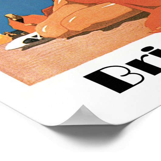 New Jersey Beaches ~ Brigantine Poster (Hoek)