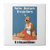 New Jersey Beaches ~ Brigantine Tegeltje (Voorkant)