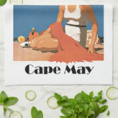 New Jersey Beaches ~ Cape May Theedoek (Gevouwen)