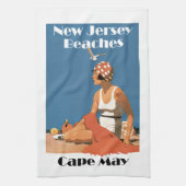 New Jersey Beaches ~ Cape May Theedoek (Verticaal)