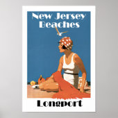 New Jersey Beaches ~ Longport Poster (Voorkant)