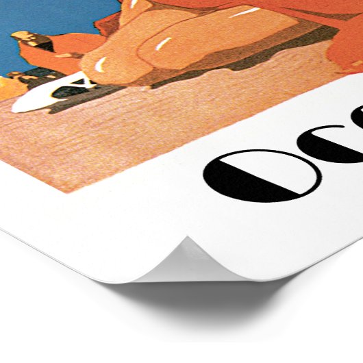 New Jersey Beaches ~ Ocean City Poster (Hoek)