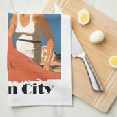 New Jersey Beaches ~ Ocean City Theedoek (Quarter Fold)