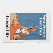 New Jersey Beaches ~ Ocean City Theedoek (Horizontaal)