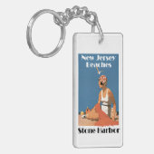 New Jersey Beaches ~ Stone Harbour Sleutelhanger (Voorkant Links)
