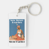 New Jersey Beaches ~ Stone Harbour Sleutelhanger (achterkant)