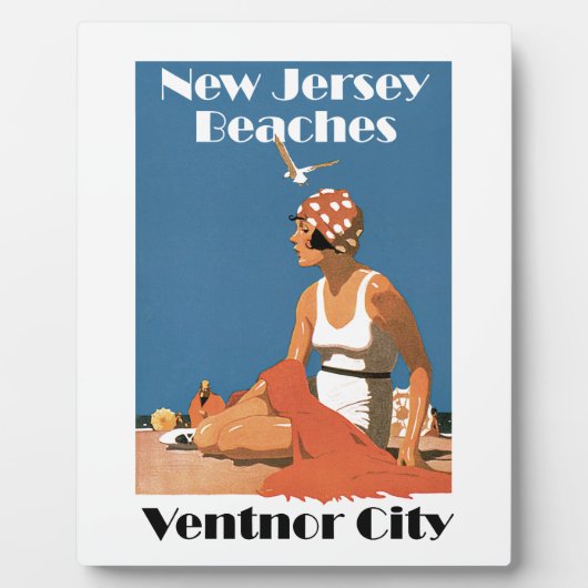 New Jersey Beaches ~ Ventnor City Fotoplaat (Voorkant)