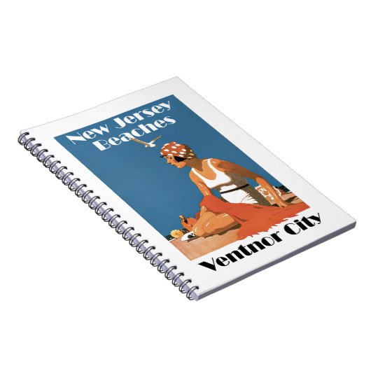 New Jersey Beaches ~ Ventnor City Notitieboek (Rechterzijde)