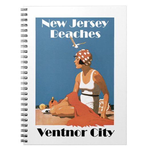 New Jersey Beaches ~ Ventnor City Notitieboek (Voorkant)