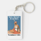 New Jersey Beaches ~ Ventnor City Sleutelhanger (achterkant)