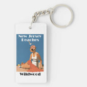 New Jersey Beaches ~ Wildwood Sleutelhanger (achterkant)