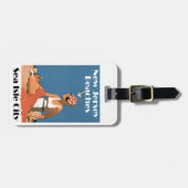 New Jersey Beaches ~ Zee Isle City Bagagelabel (Voorkant horizontaal)