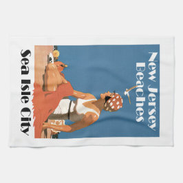 New Jersey Beaches ~ Zee Isle City Theedoek