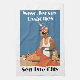 New Jersey Beaches ~ Zee Isle City Theedoek