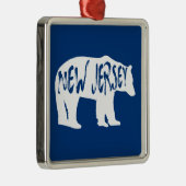 New Jersey-beer Metalen Ornament (Rechts)