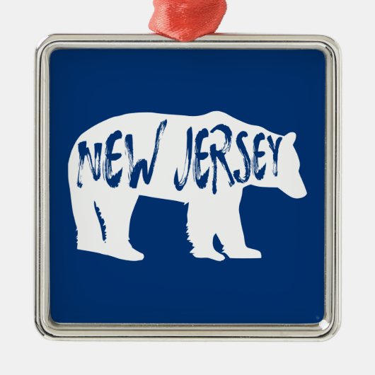 New Jersey-beer Metalen Ornament (Voorkant)