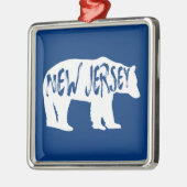 New Jersey-beer Metalen Ornament (Links)