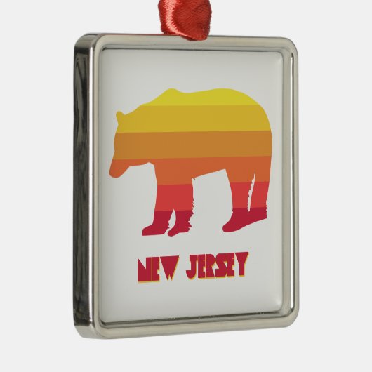 New Jersey Beer Regenboog Metalen Ornament (Rechts)