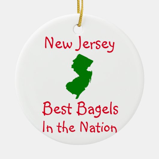 New Jersey Best Bagels Ceramic Ornament (Voorkant)