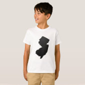 New Jersey Black Outline T-shirt (Voorkant volledig)