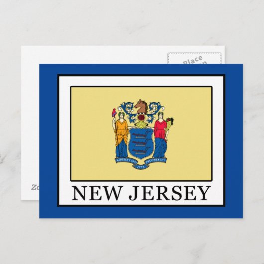 New Jersey Briefkaart (Voorkant / Achterkant)