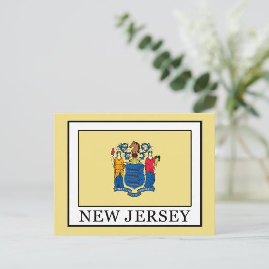 New Jersey Briefkaart (Staand voorkant)