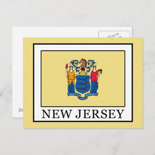 New Jersey Briefkaart (Voorkant / Achterkant)