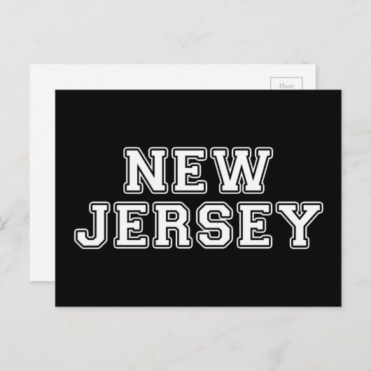 New Jersey Briefkaart (Voorkant / Achterkant)