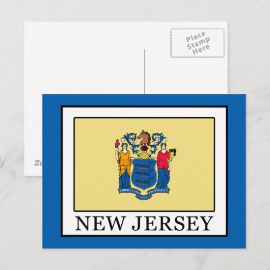 New Jersey Briefkaart (Voorkant / Achterkant)
