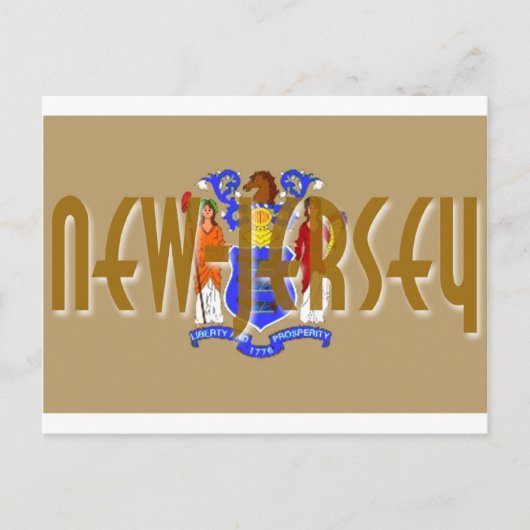 New Jersey Briefkaart (Voorkant)