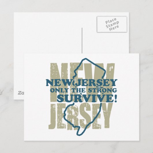 New Jersey Briefkaart (Voorkant / Achterkant)