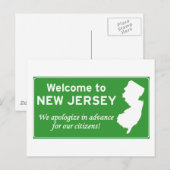 New Jersey Briefkaart (Voorkant / Achterkant)